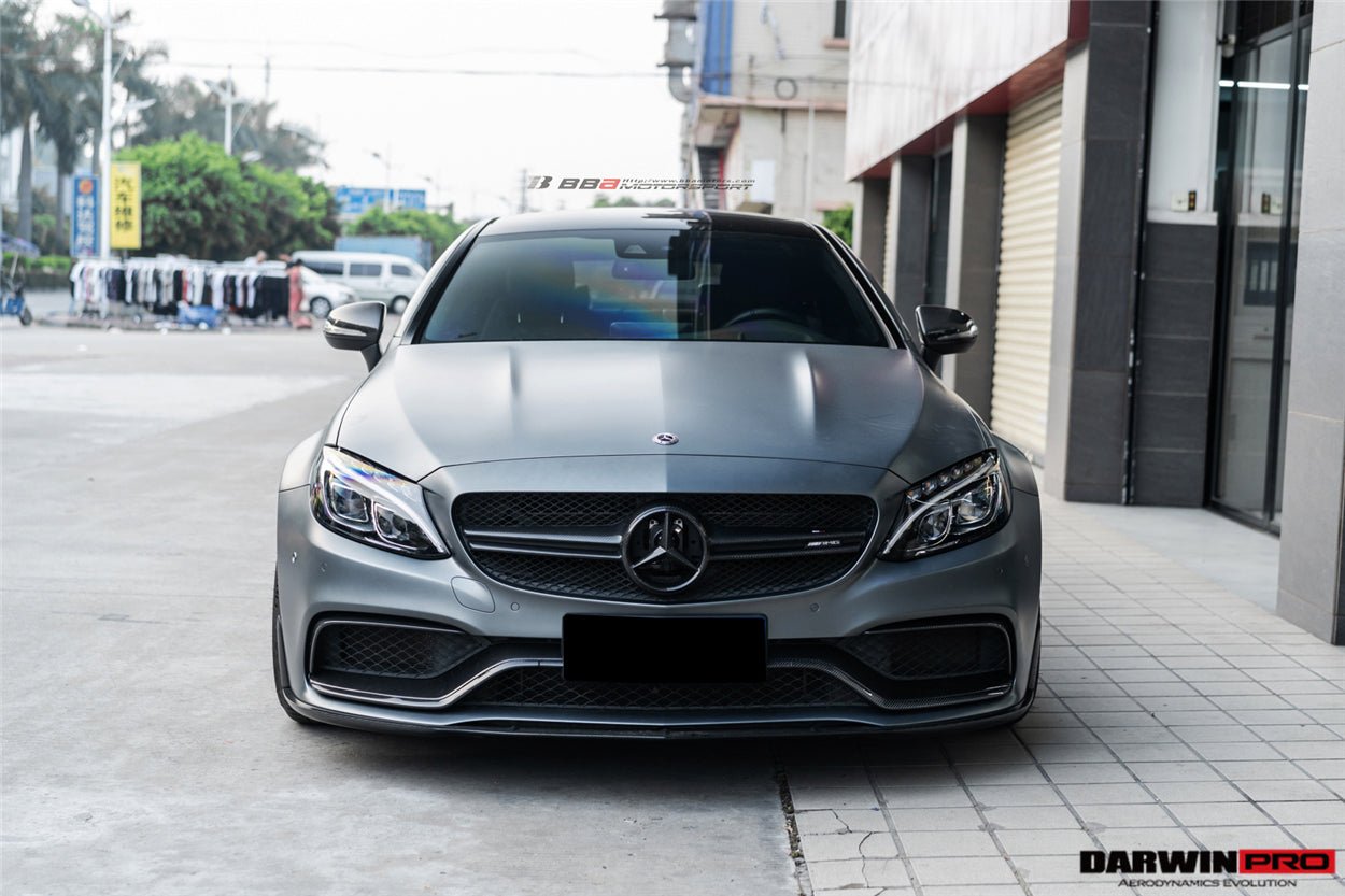 2015 - 2021 Mercedes Benz W205 C63&S AMG Carbon Fiber Front Canards